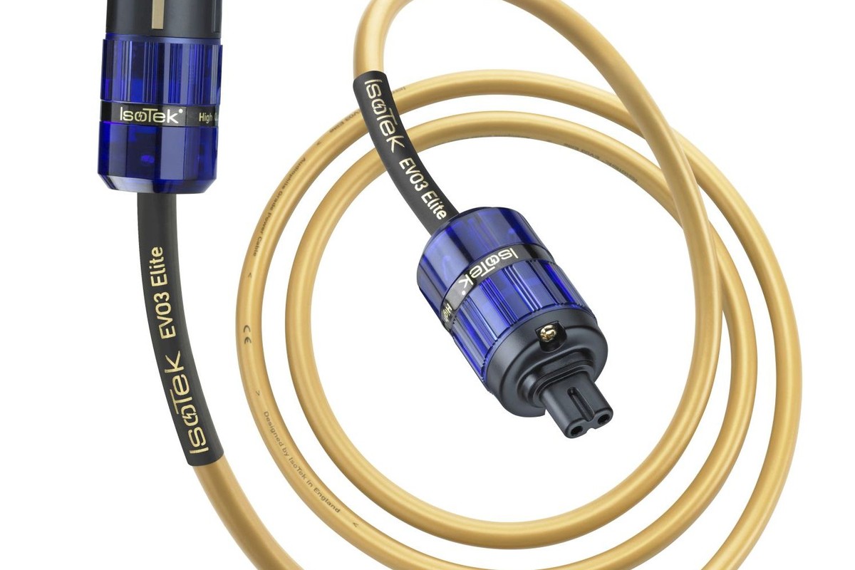 Câble IsoTek EVO3 Elite doré lové, connecteur IEC C7