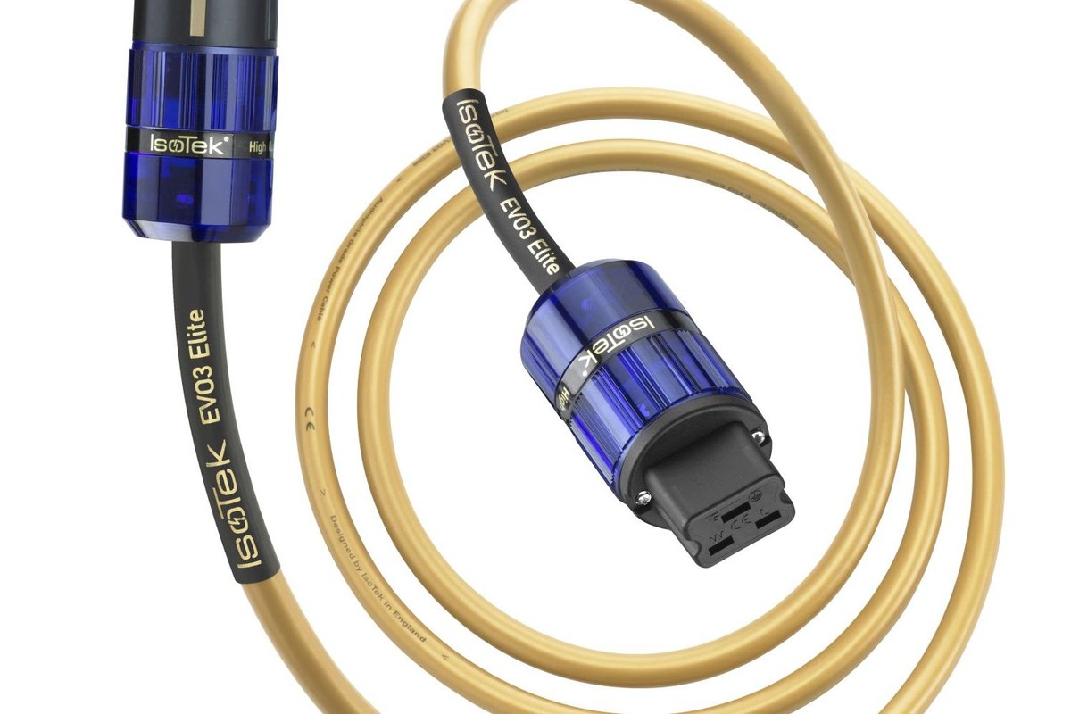 Câble IsoTek EVO3 Elite doré lové, connecteur IEC C19