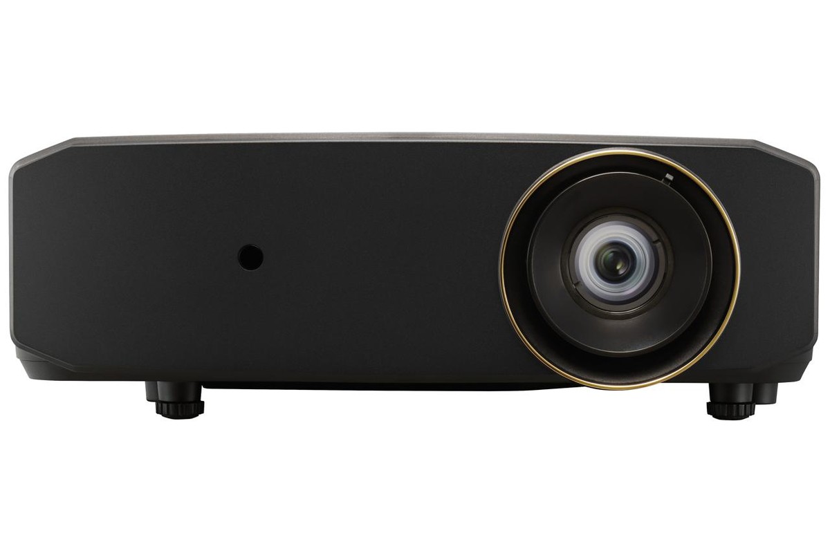 Vidéoprojecteur JVC LX-NZ30 vu de face, objectif à droite