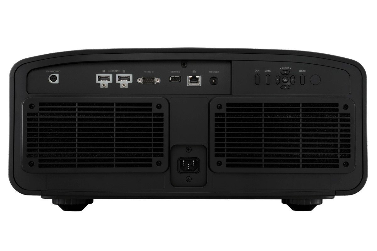 Pannello posteriore, ingressi HDMI e prese di comando