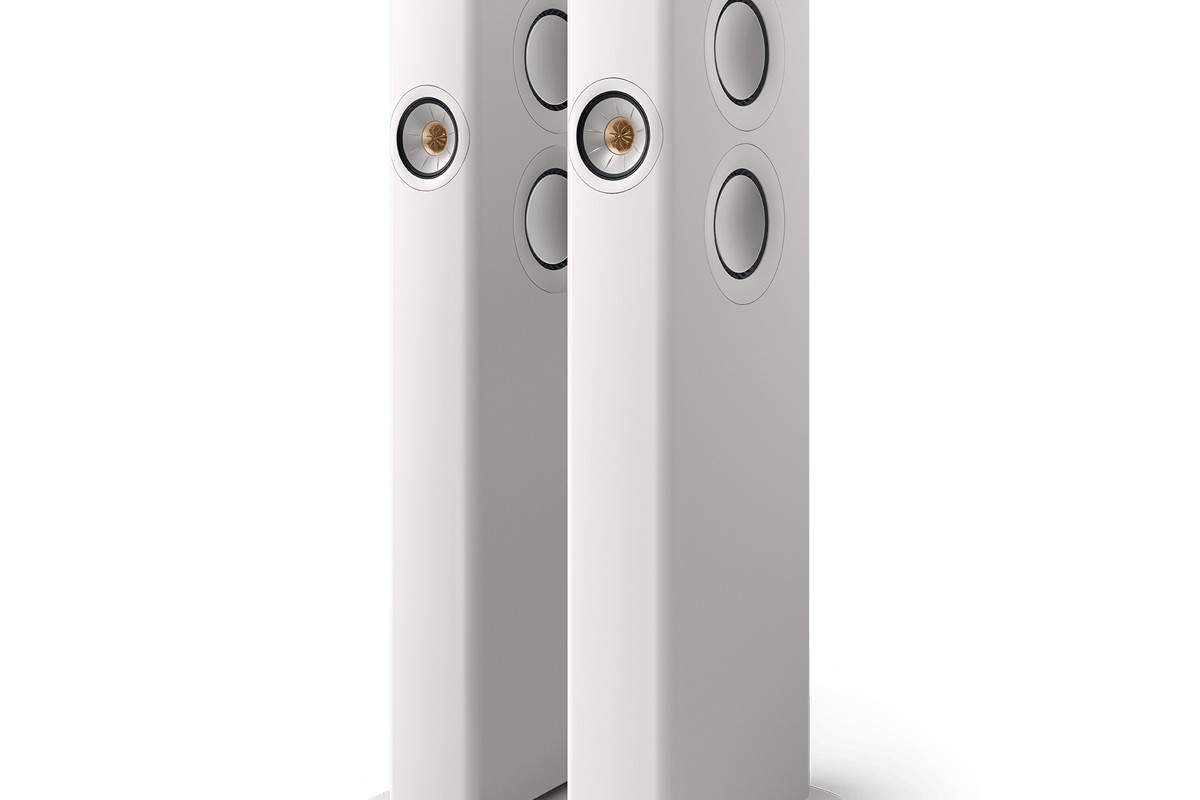 Paire de colonnes KEF LS60 Wireless en finition Mineral White