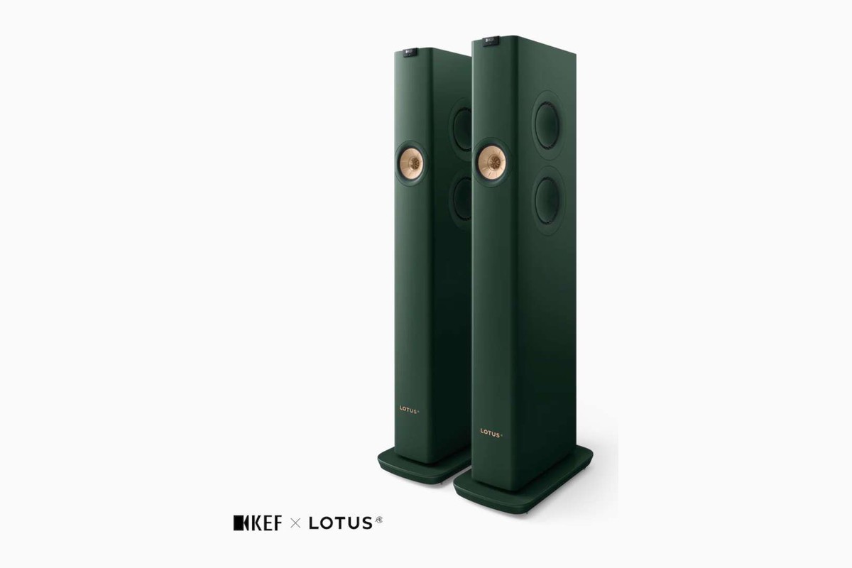 KEF LS60 Wireless Lotus Edition, coppia di diffusori colonna verde British Racing Green