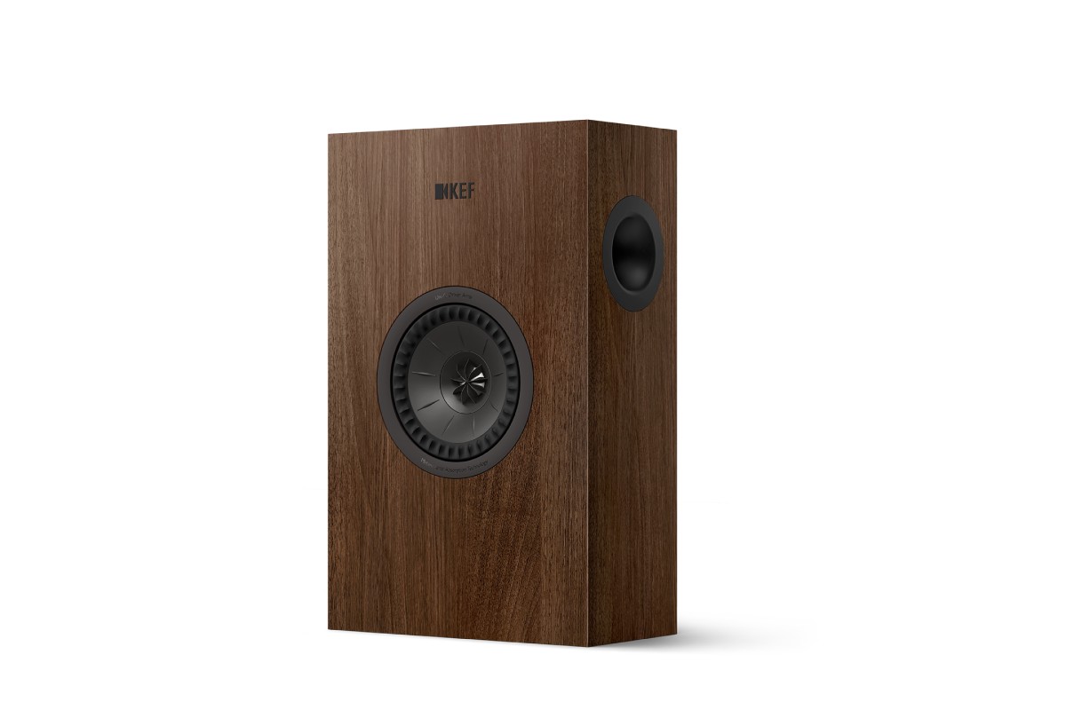 Enceinte murale en finition noyer