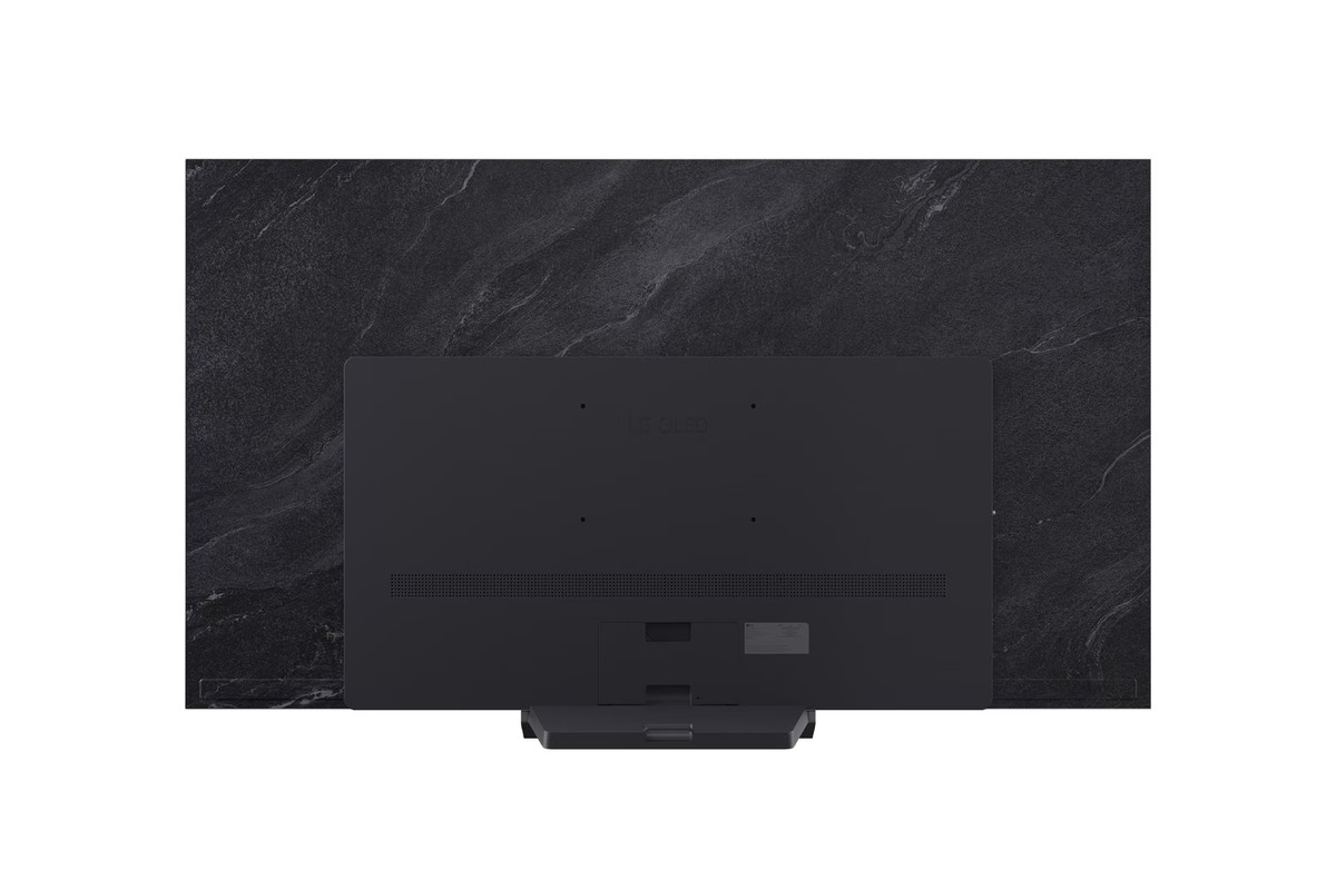 Retro del televisore LG OLED77C57LA e la sua connettività