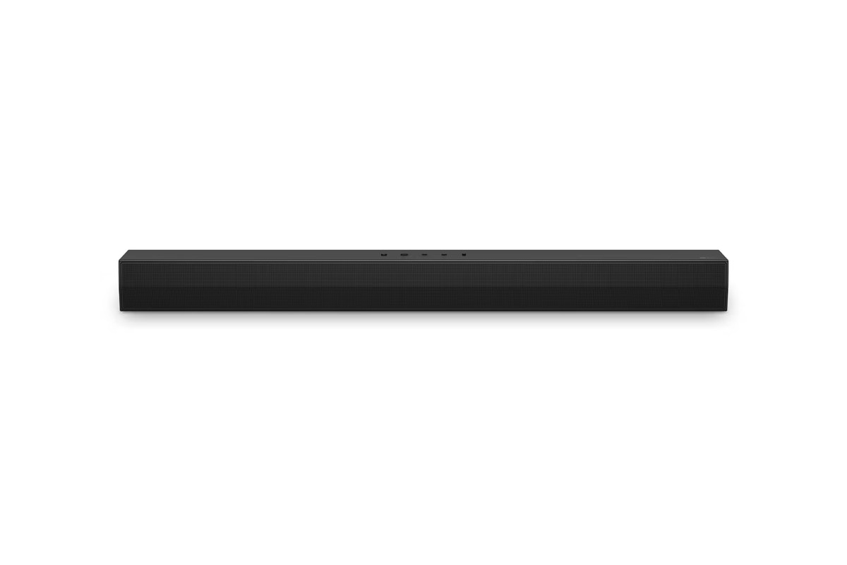 LG DS40T soundbar seen from the front
