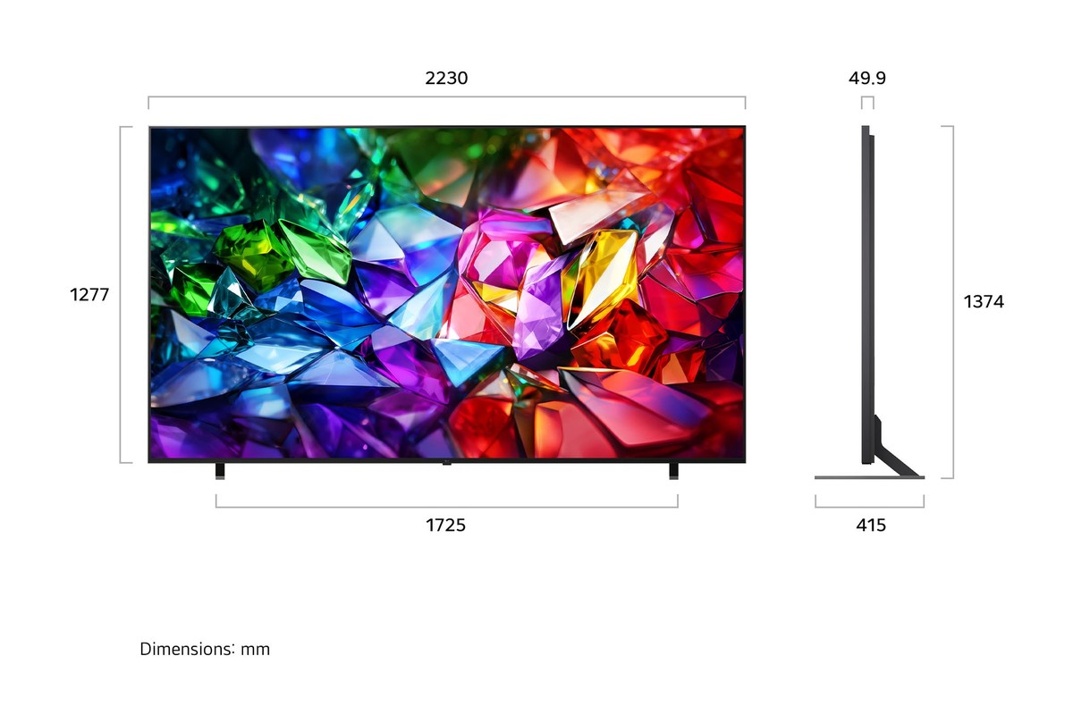 webOS-26-Oberfläche des LG Micro RGB