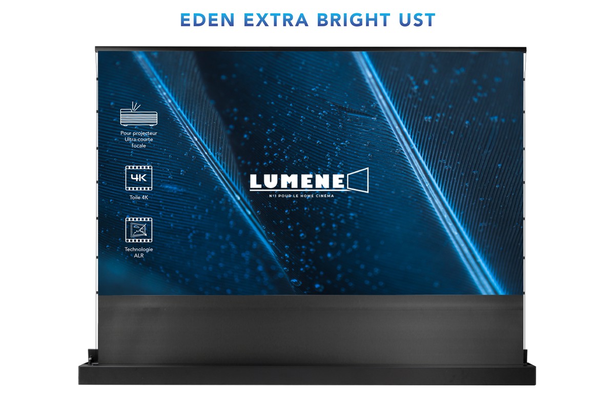 Écran motorisé de sol Lumene Eden Extra Bright UST