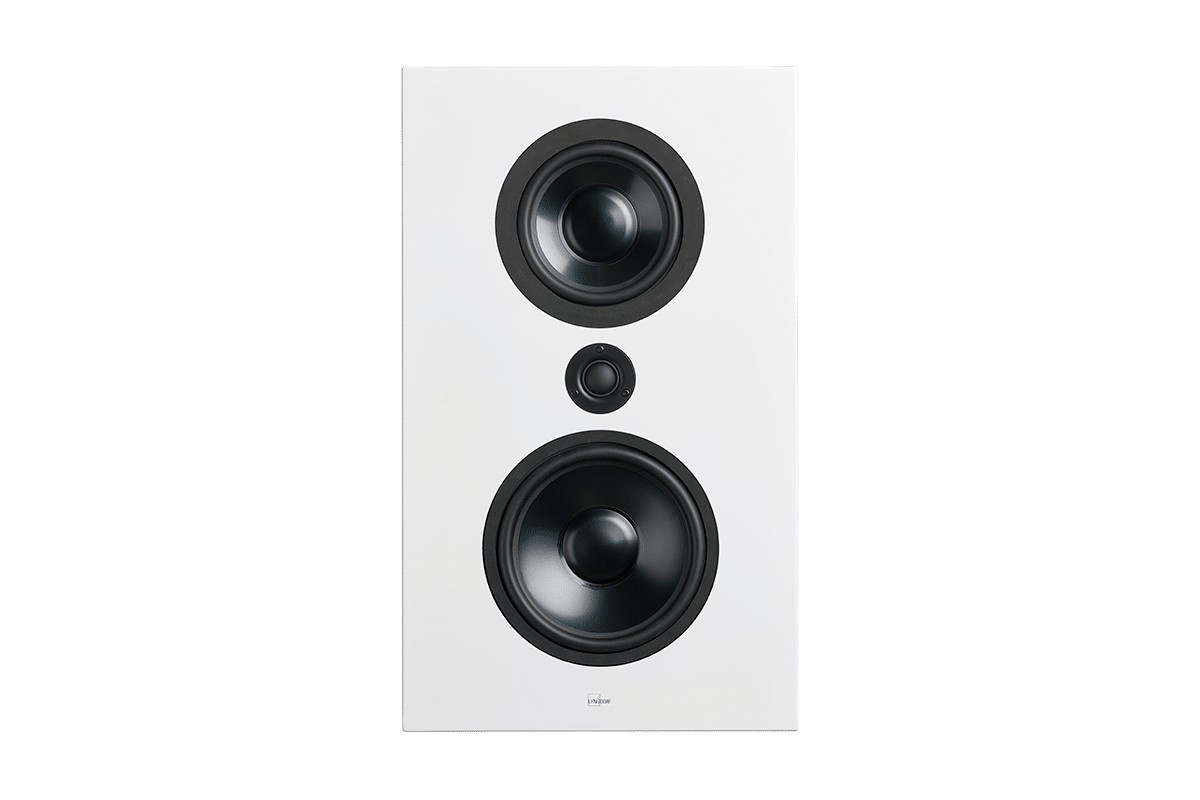 White wall speaker without grille