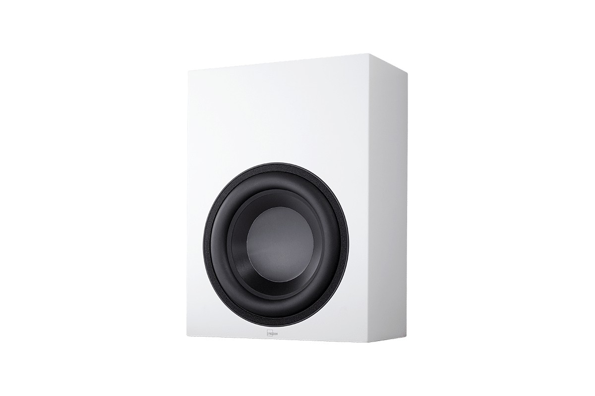 Caisson de basses blanc sans grille