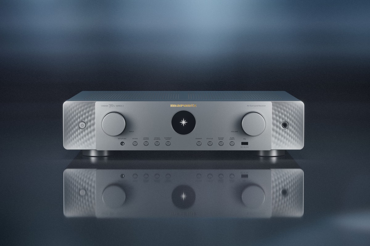 Marantz Cinema 70s Serie 2 finition Argent-Or de face