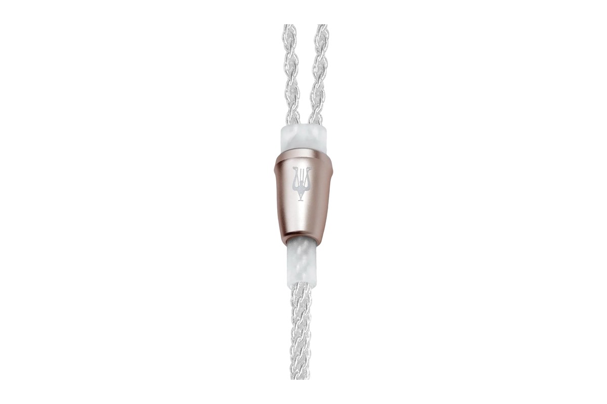 Répartiteur métallique couleur champagne sur la tresse argentée