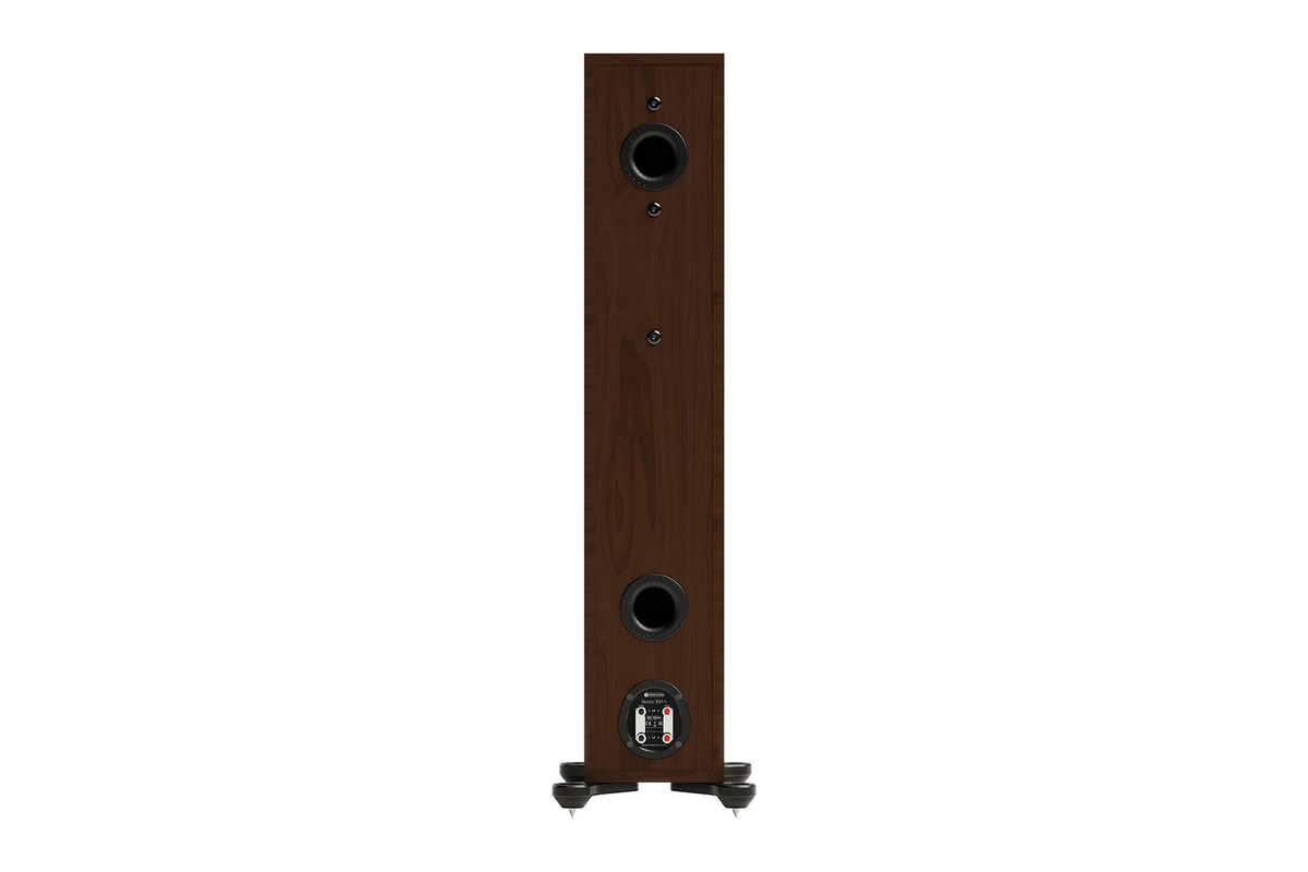 Retro della colonna in finitura noce