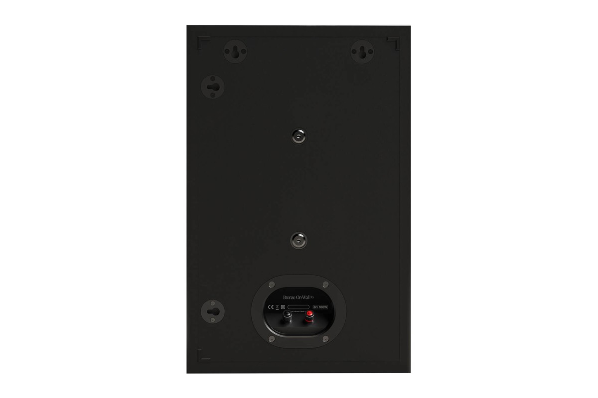 Dos de l'enceinte murale noire