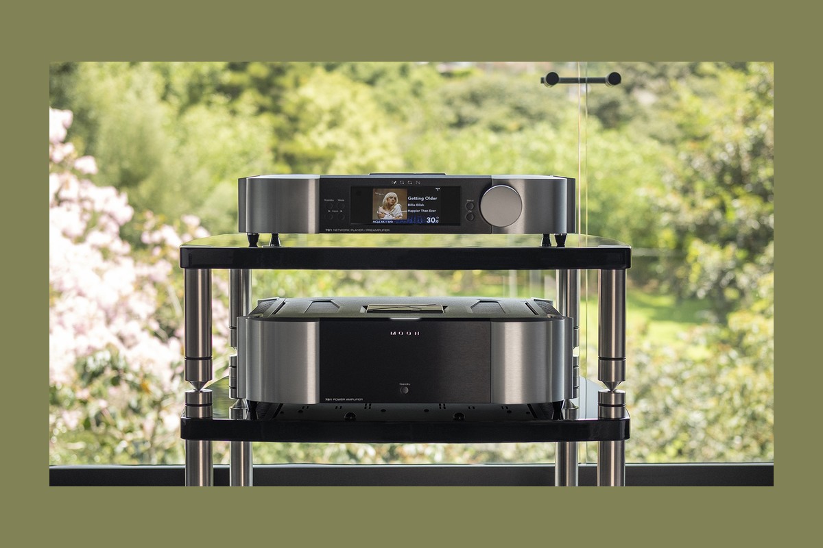 Amplificateur de puissance Moon 761 dans un système d'écoute