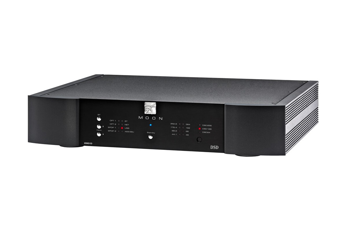 Convertisseur et lecteur réseau Moon 280D dans un système hi-fi