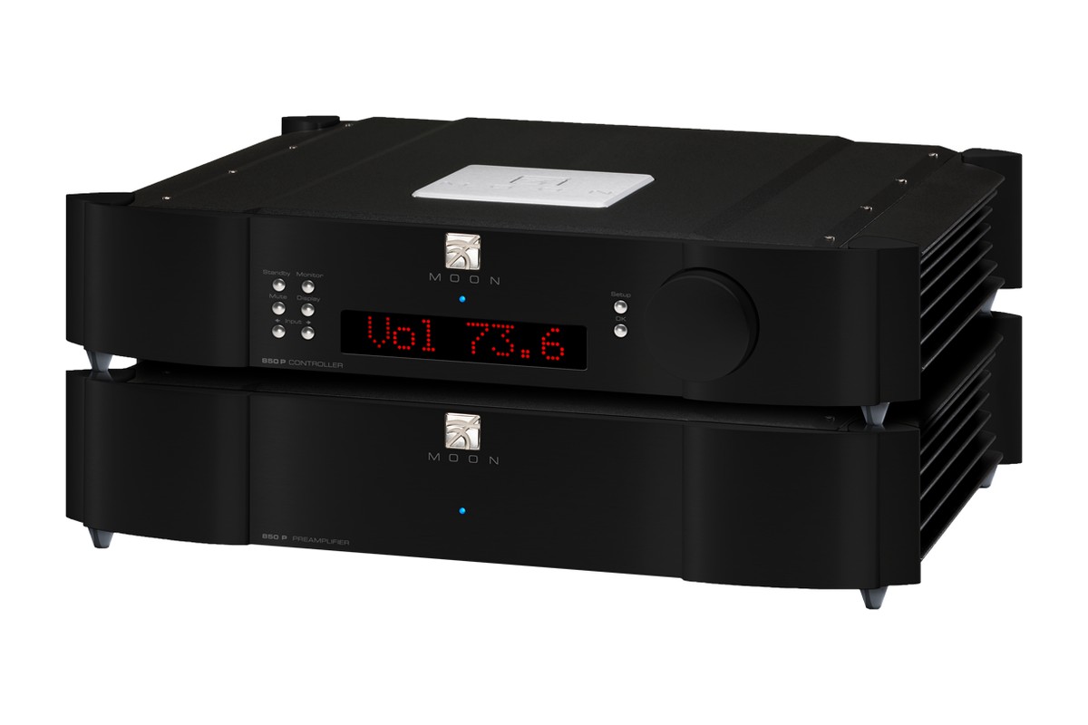 Préamplificateur Moon 850P et son alimentation séparée