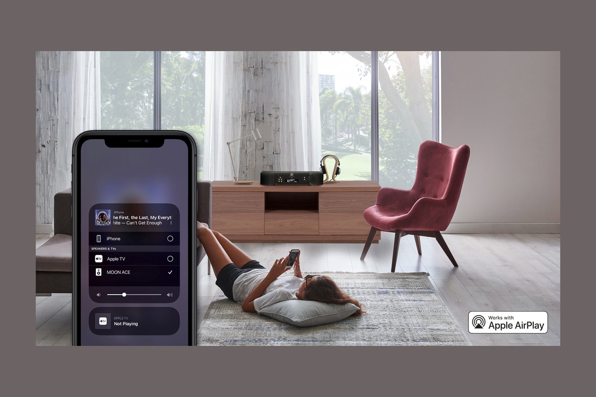 Diffusion sans fil vers une chaîne hi-fi