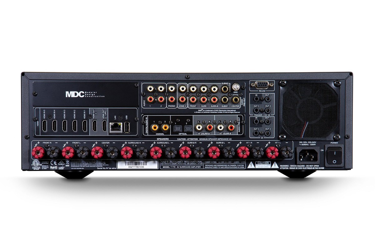 Calibrage Dirac Live sur le NAD T 778
