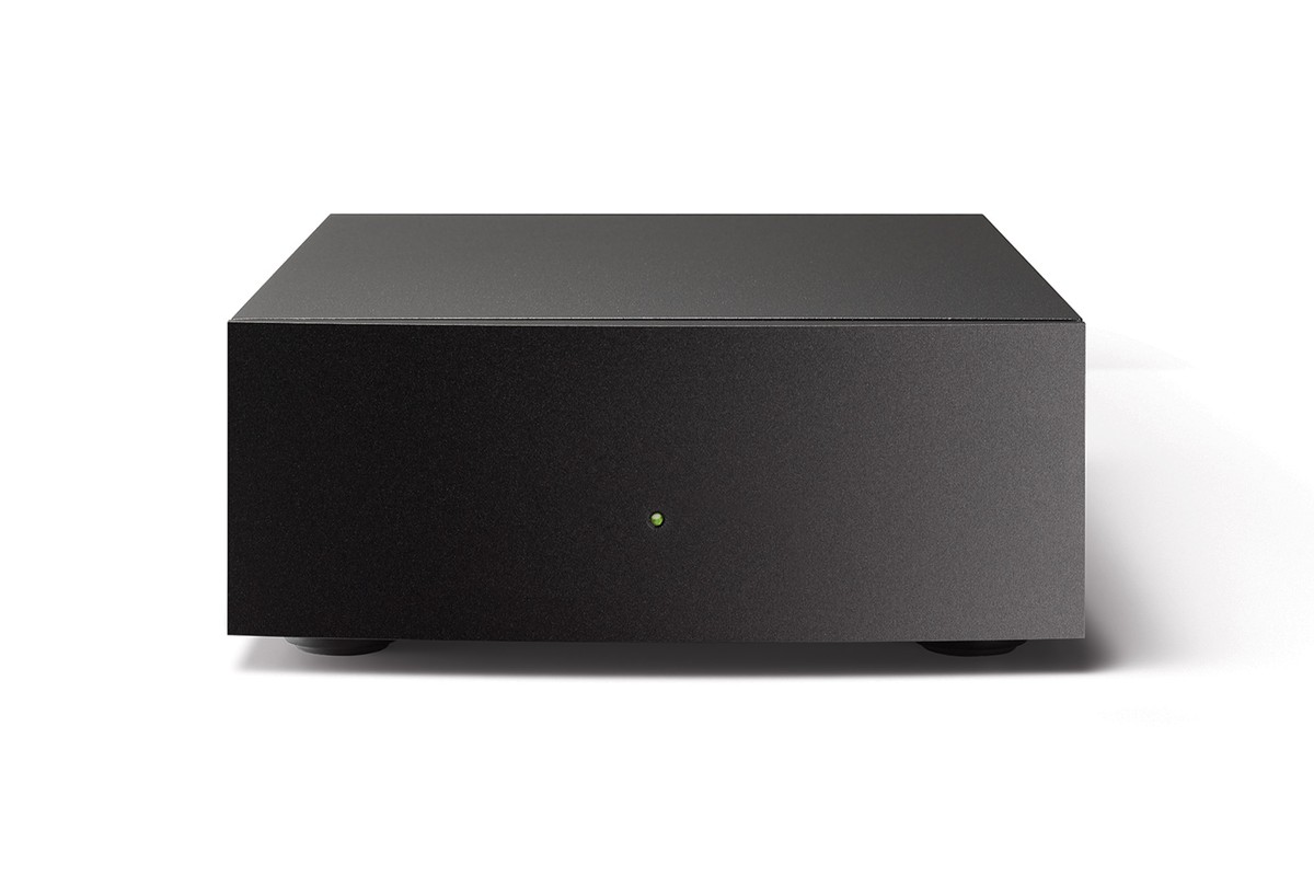 Frontale nero con spia luminosa verde