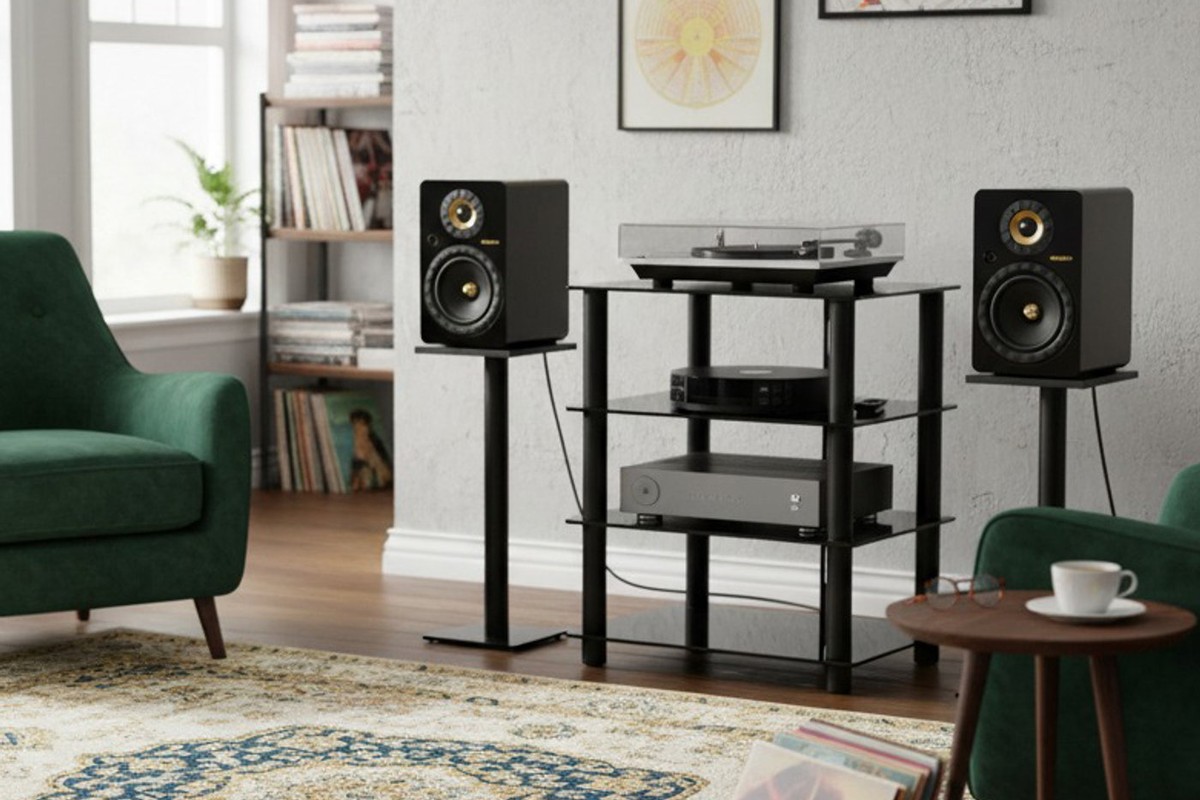 Plateau supérieur en verre trempé pour platine vinyle