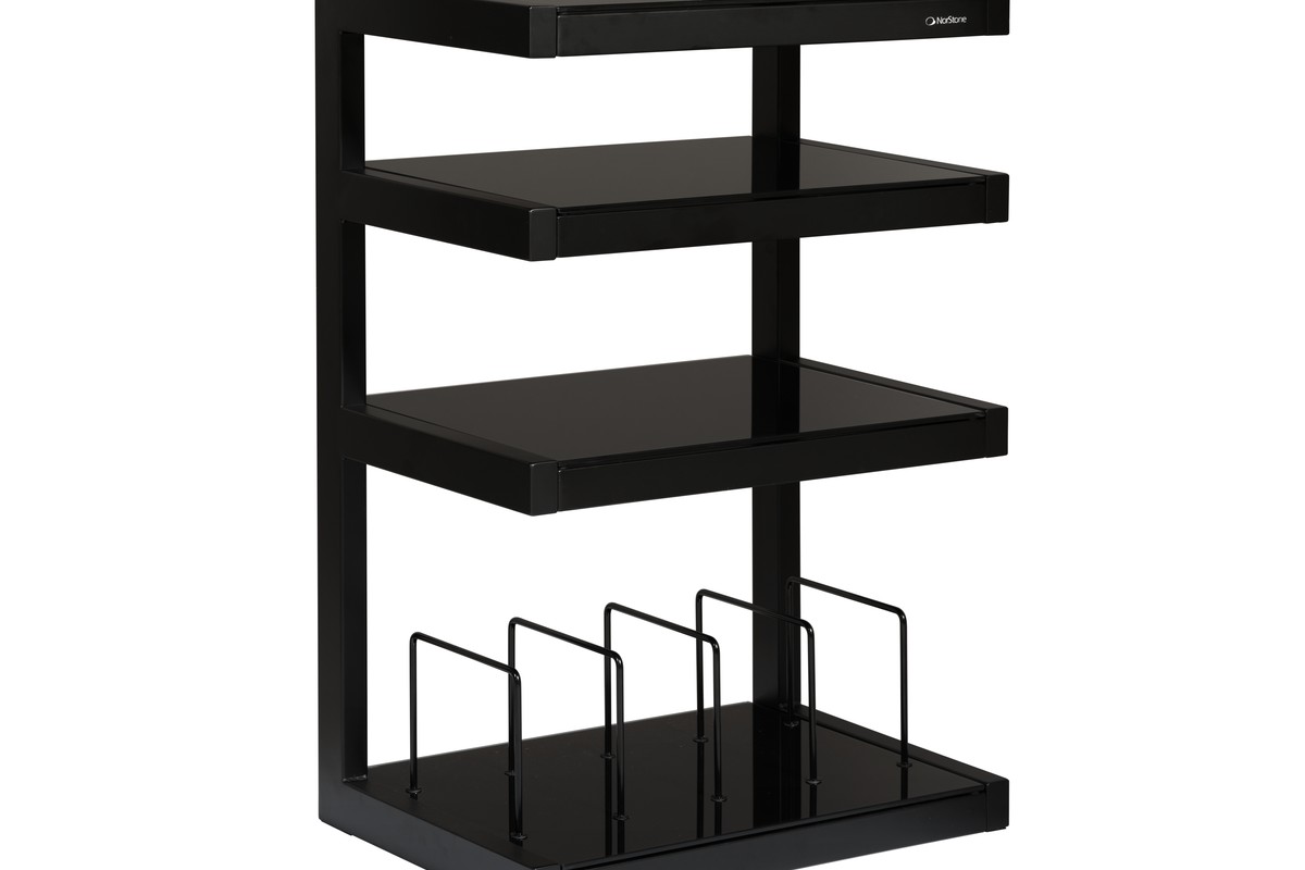 Meuble Hi-Fi vinyle Norstone Esse Vinyl noir