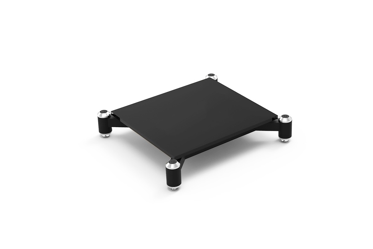 Structure metal et verre trempe du Norstone Spider Base