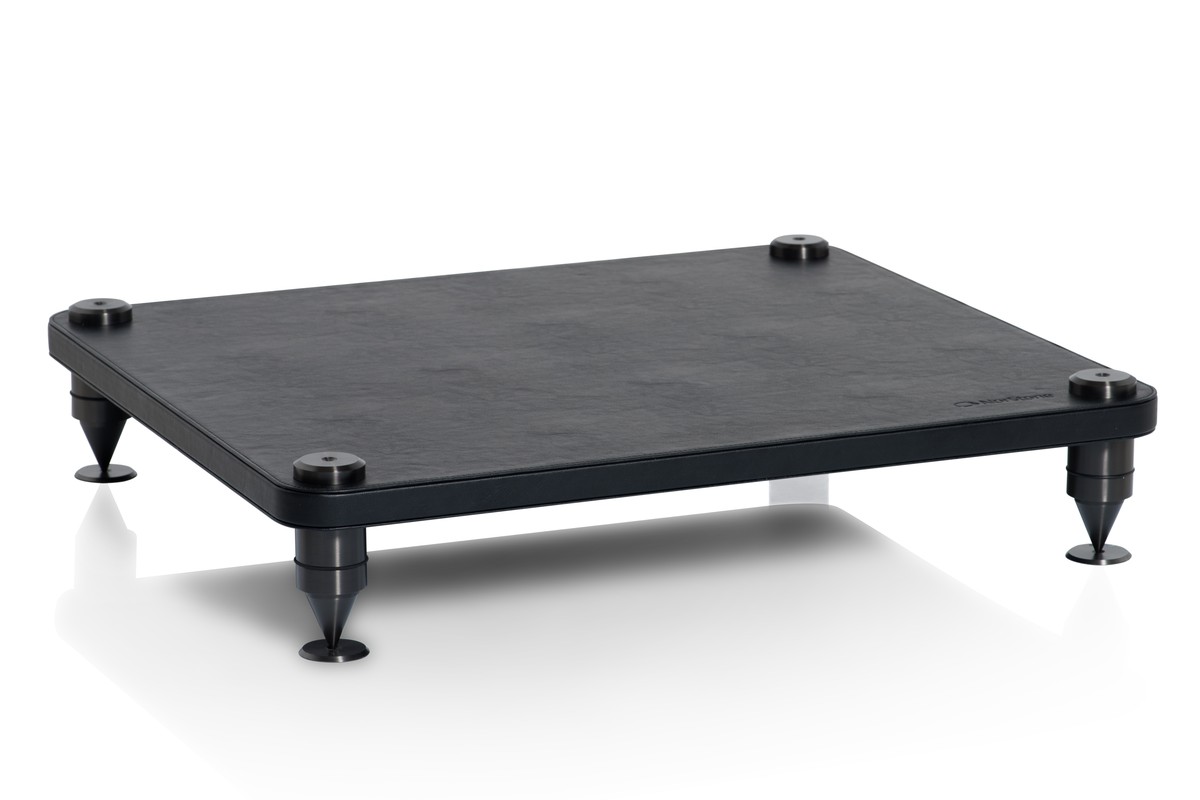 Structure metal et verre trempe du rack Como