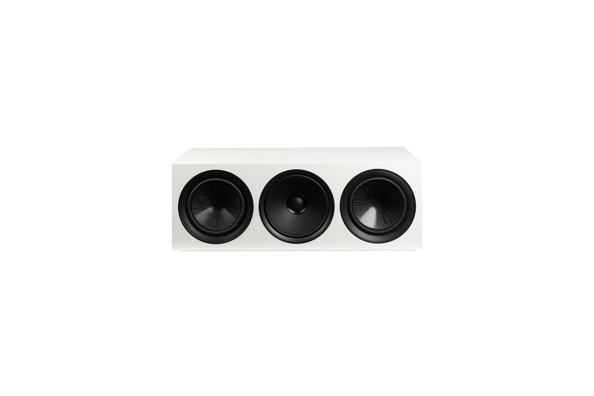 Enceinte LCR blanche satinée sans grille