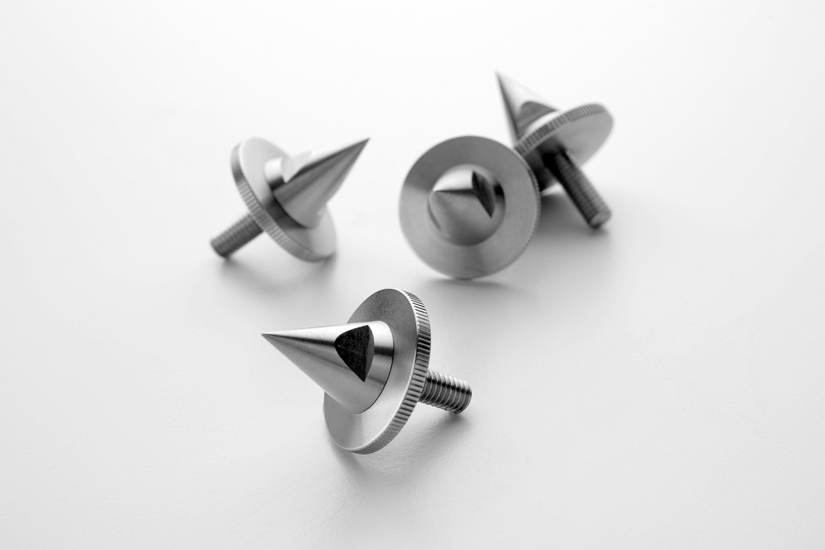 Pointes de découplage inox pour enceinte PIEGA Coax Gen2