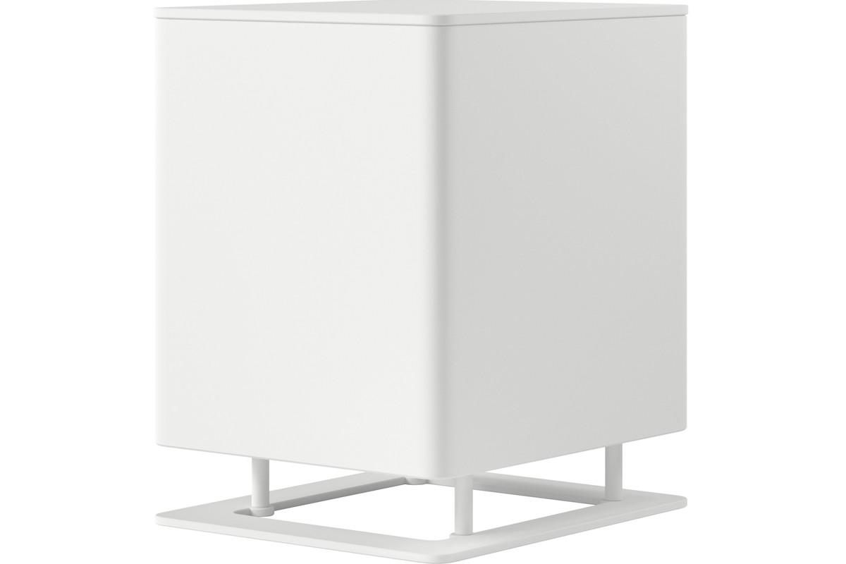 Caisson de basses compact Piega TMicro dans un salon