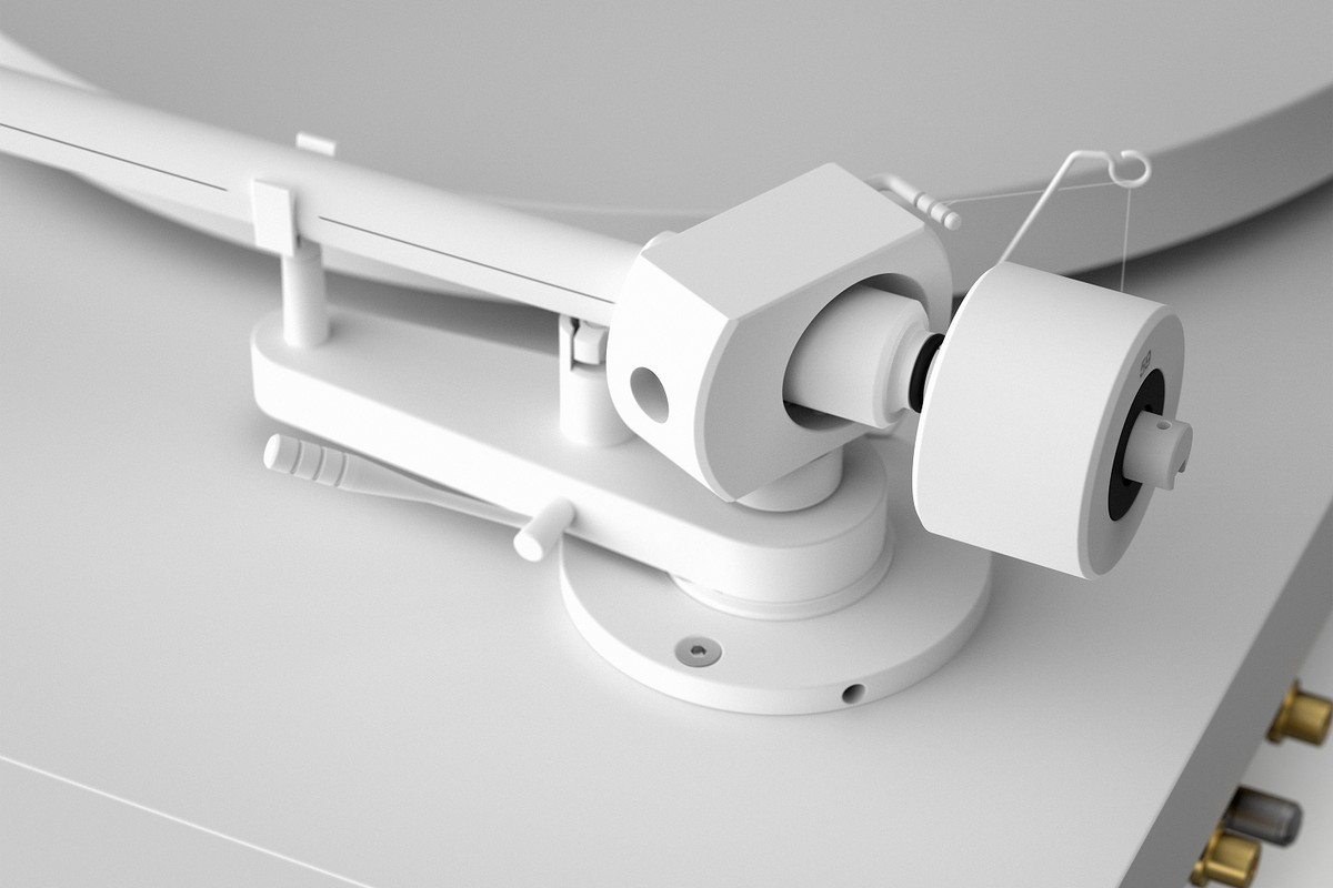 Bearing and counterweight of the white arm