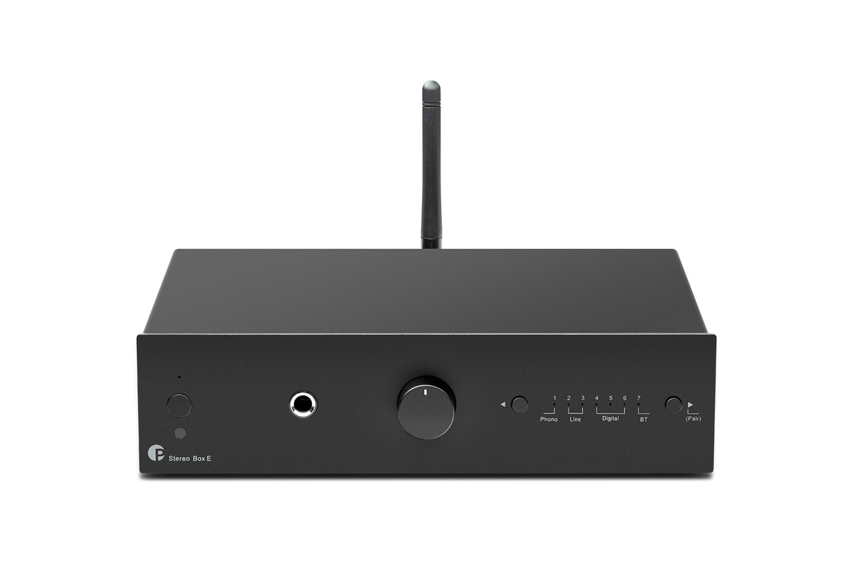 Version noire vue de face avec antenne Bluetooth