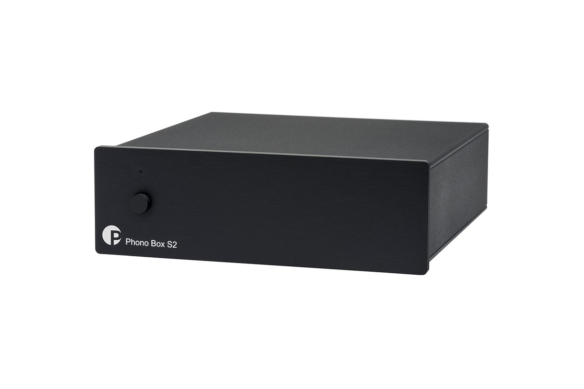 Black front of the preamplifier