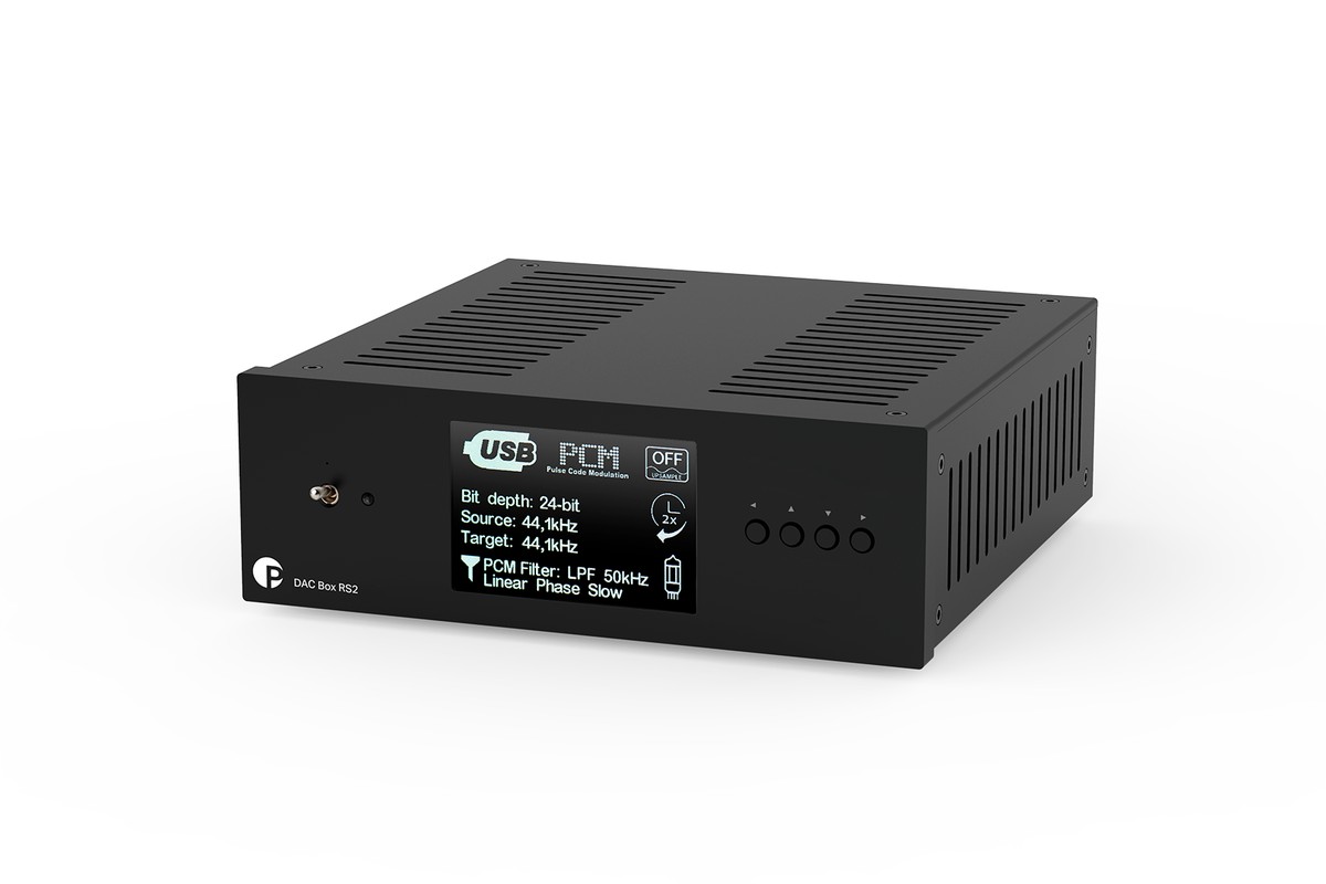 Black front with large information display