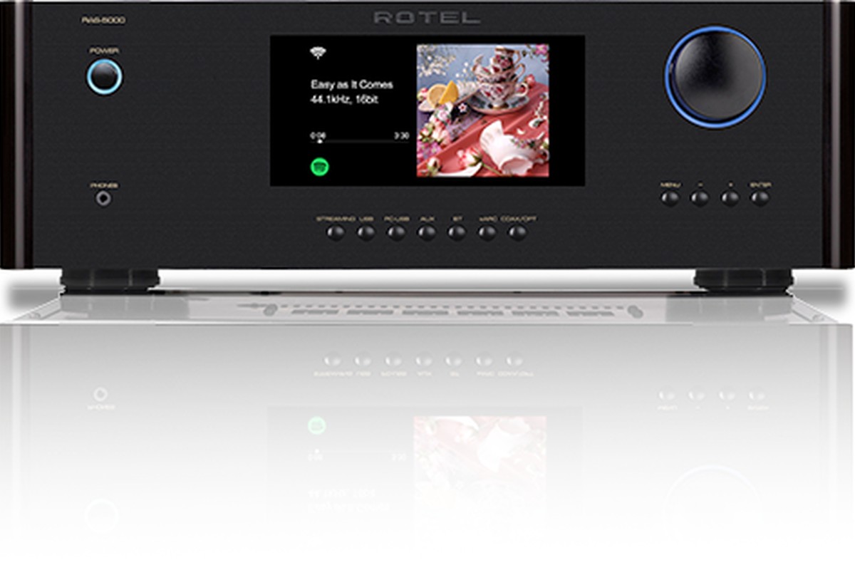 Amplificateur streamer Rotel RAS-5000 vue de face