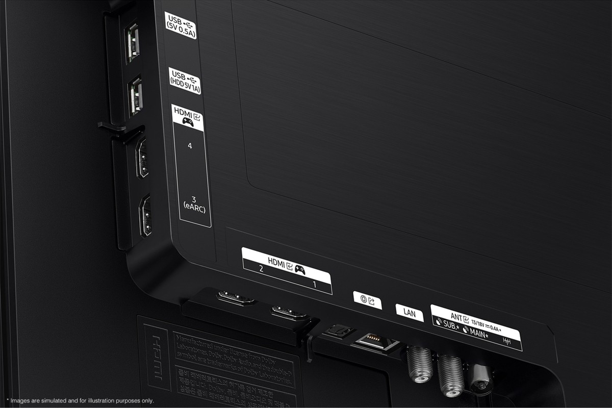 Connettività del televisore Samsung QE77S90FAEXZU