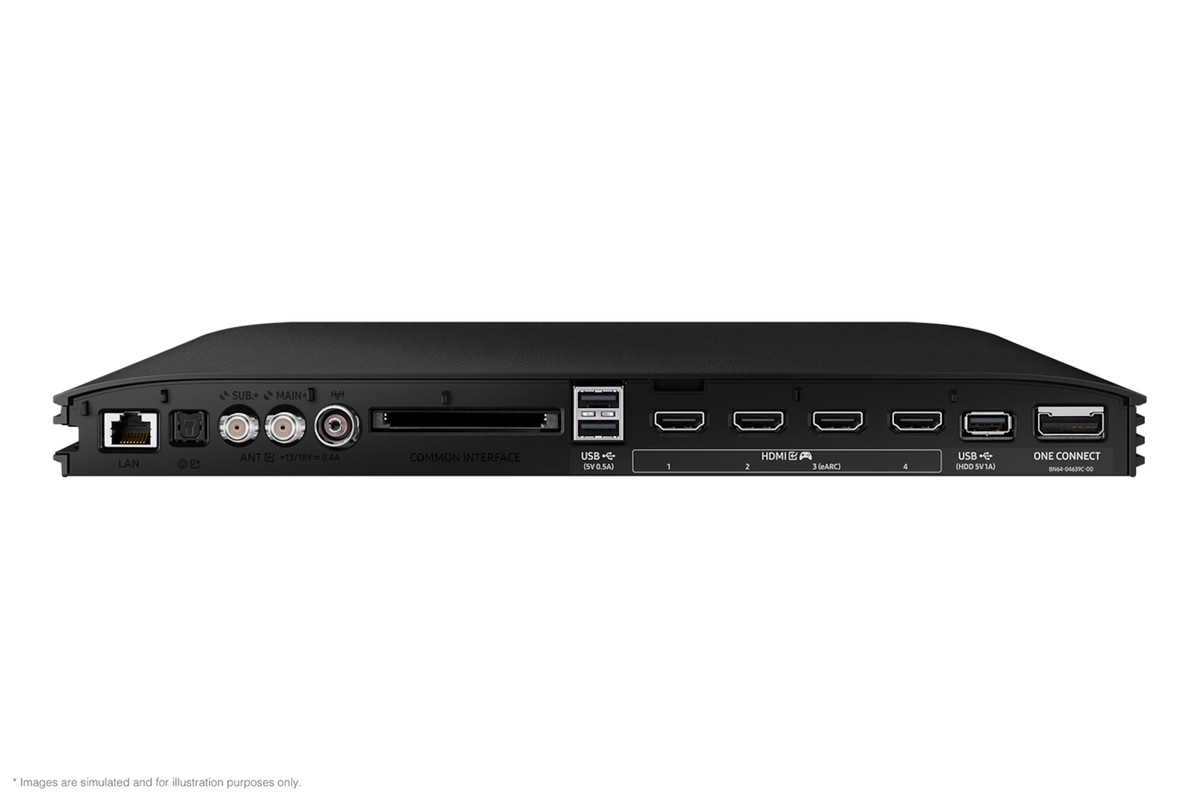 Connectique du téléviseur Samsung QE55S95FATXZU