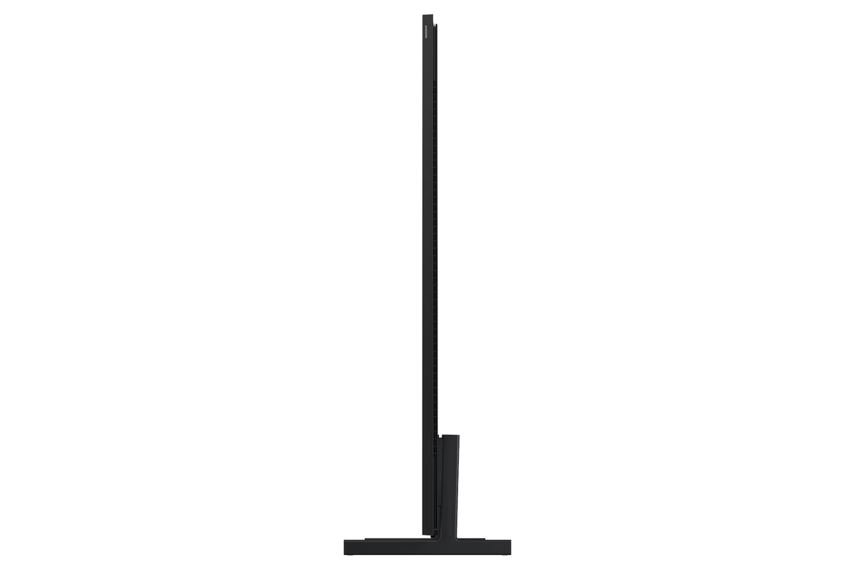 Téléviseur Samsung The Frame Pro QE65LS03FWUXXN vu de profil