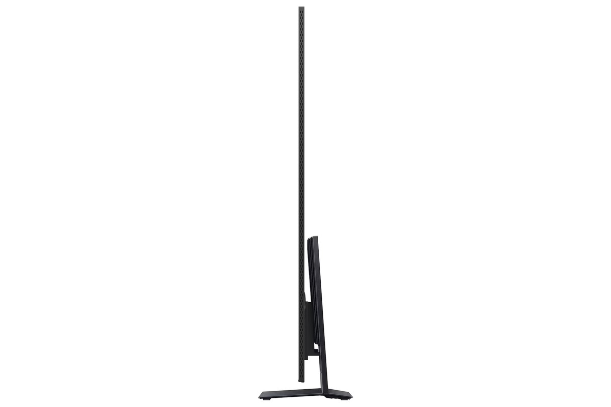 Samsung QE85QN990FT television seen from the side