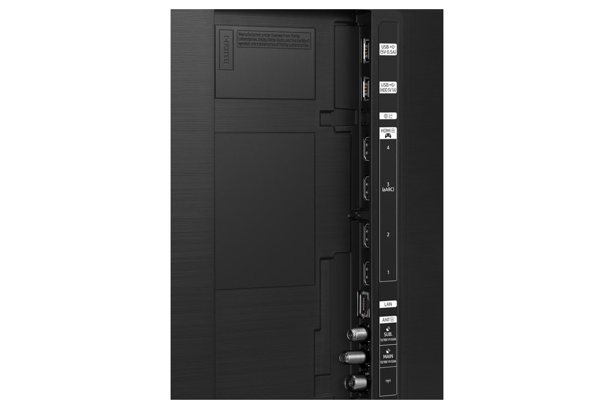 Collegamenti posteriori con ingressi HDMI e USB