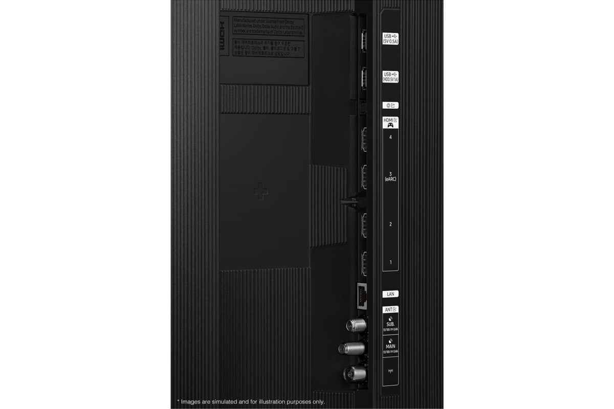 Connectique du téléviseur Samsung QE65QN900F