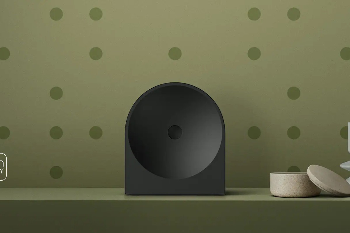 Diffusore Music Studio 5 nero con motivo Dot traforato
