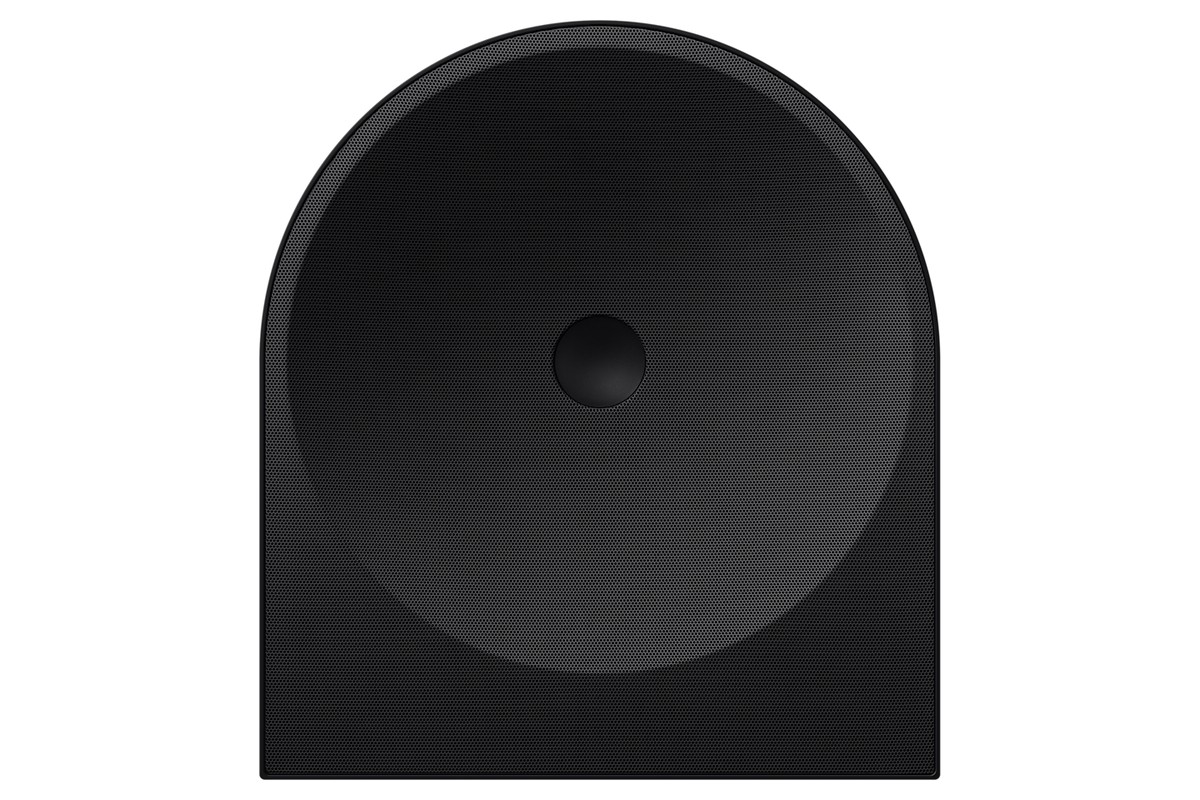 Primo piano della facciata perforata del diffusore