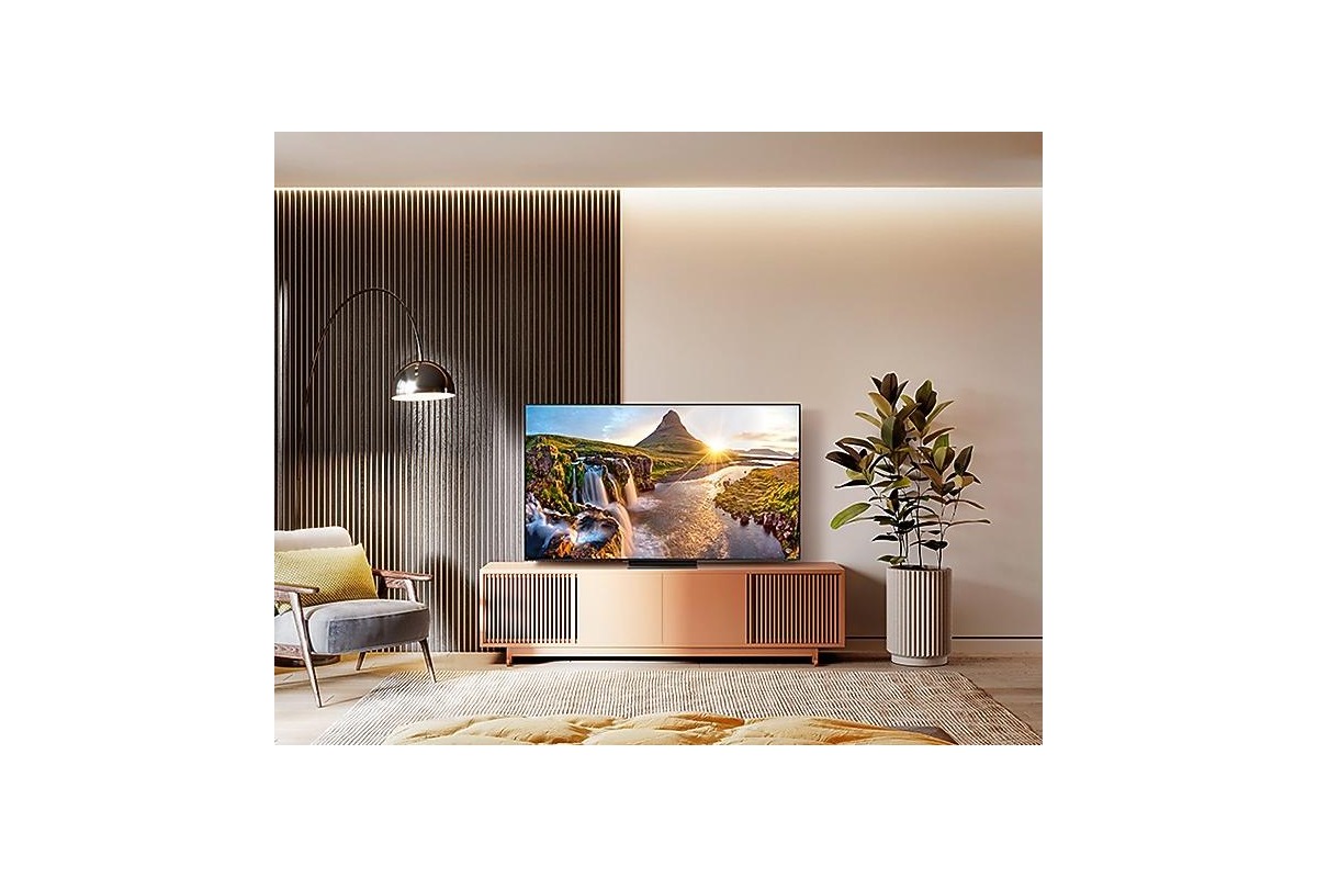 Téléviseur Neo QLED 8K installé dans un séjour