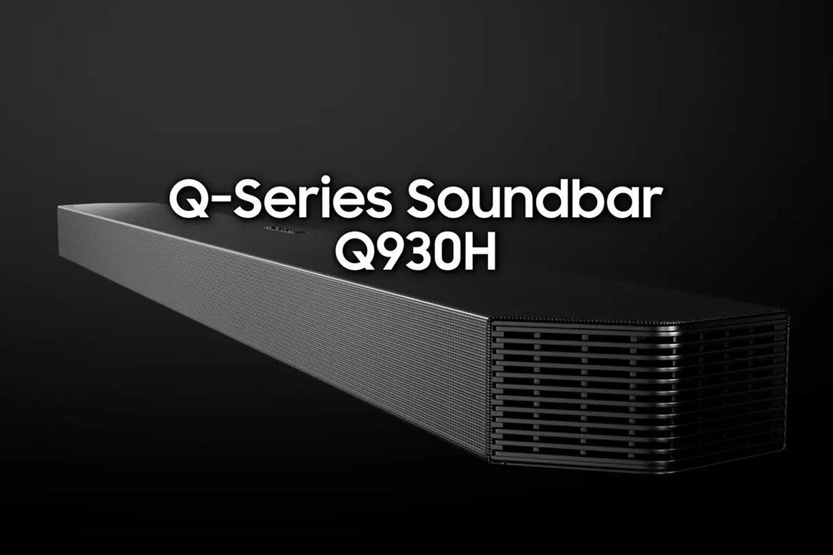 Barre de son Q930H de la série Q sous un écran