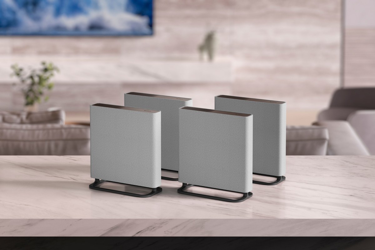 Kabelloses Home Cinema System mit 360 Spatial Sound Mapping