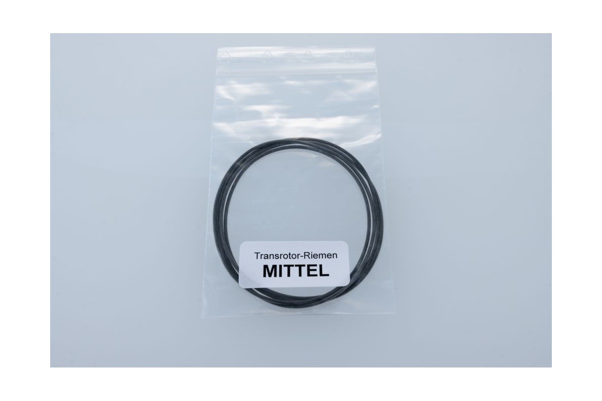 Courroie Transrotor dans son sachet marqué MITTEL