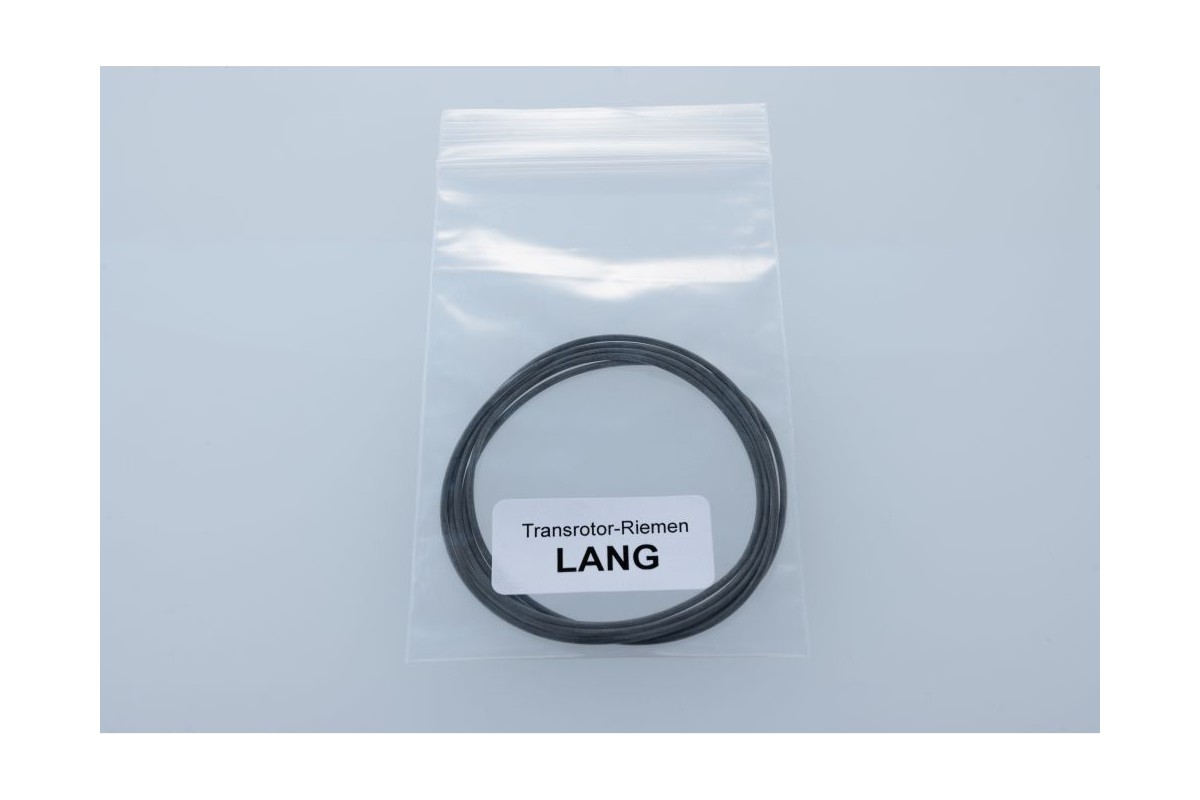 Courroie Transrotor dans son sachet marqué LANG