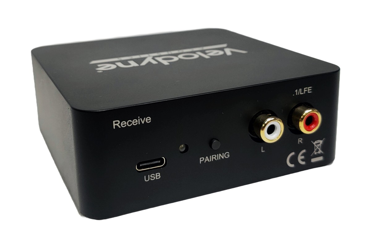 Récepteur avec port USB, appairage et sorties RCA