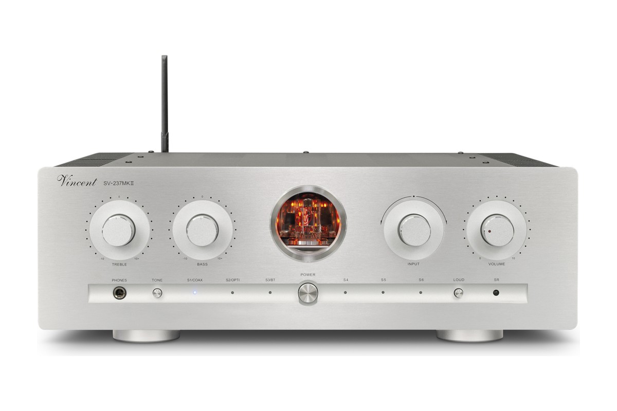 The same model in silver finish, seen from the front